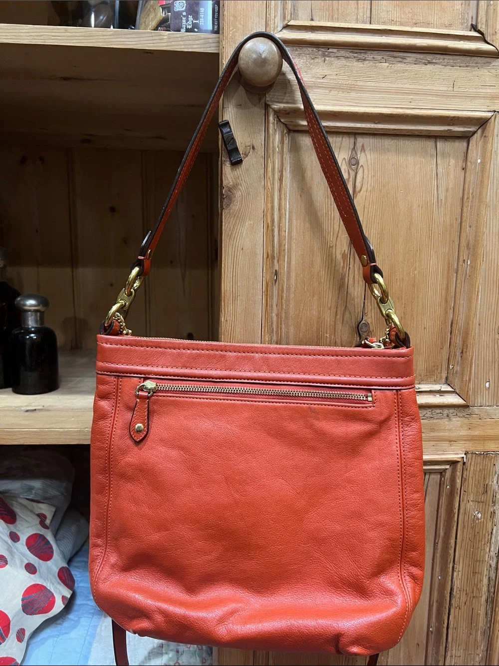 Coach F20114 Ashley Leather Hobo Bag